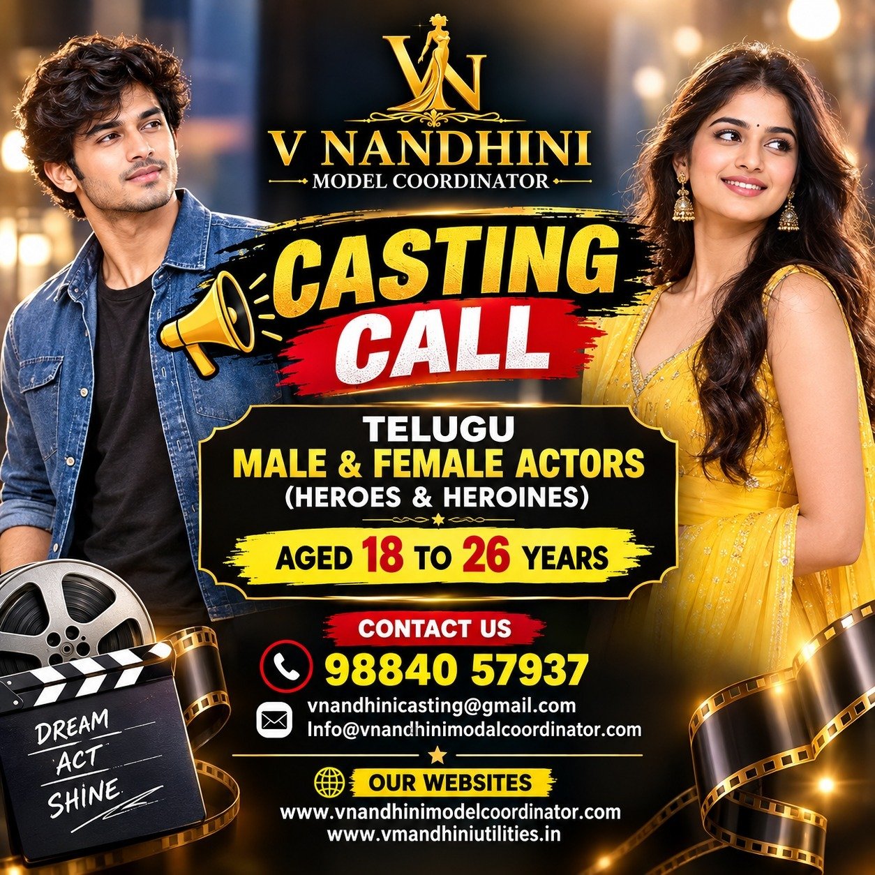 V Nandhini Model Coordinator Teenage Girls Model Recruitment Chennai