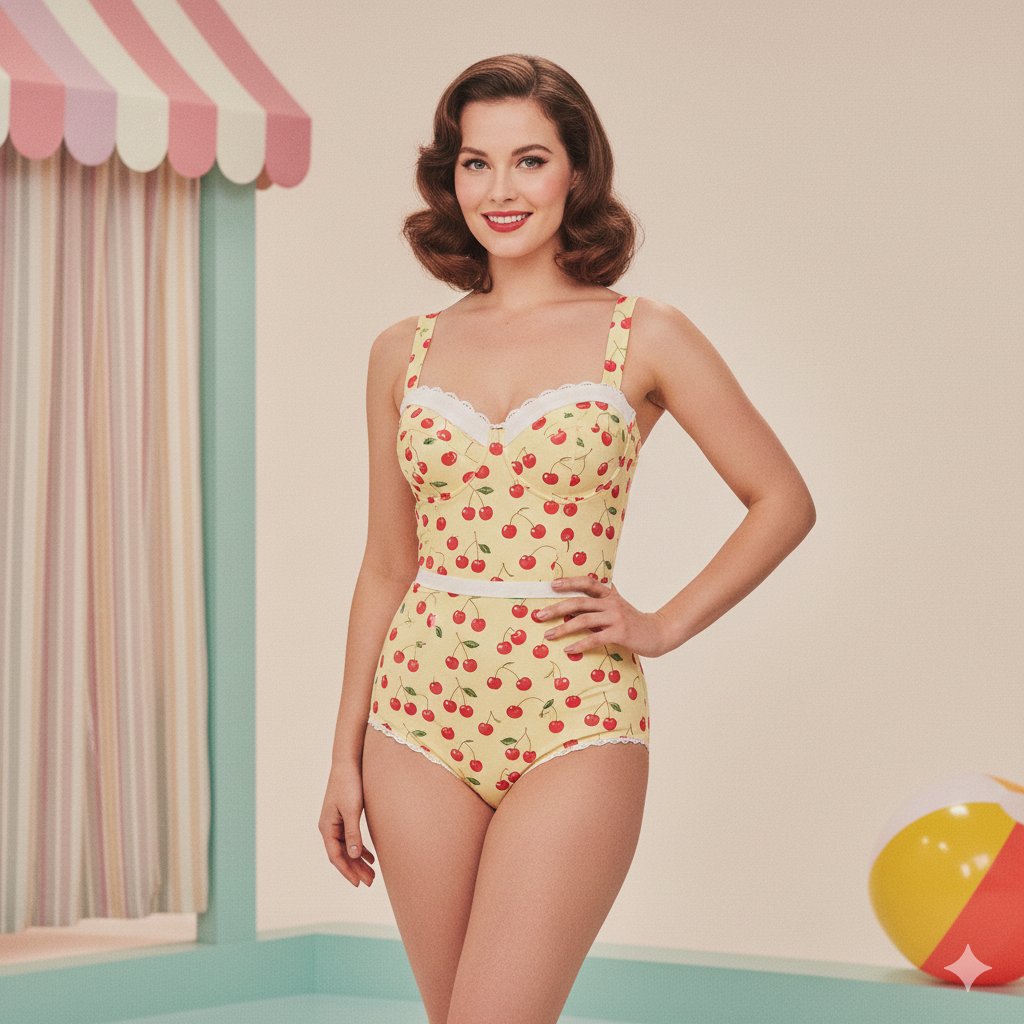 Swimwear model portfolio cover — VNandhini Model Coordinator