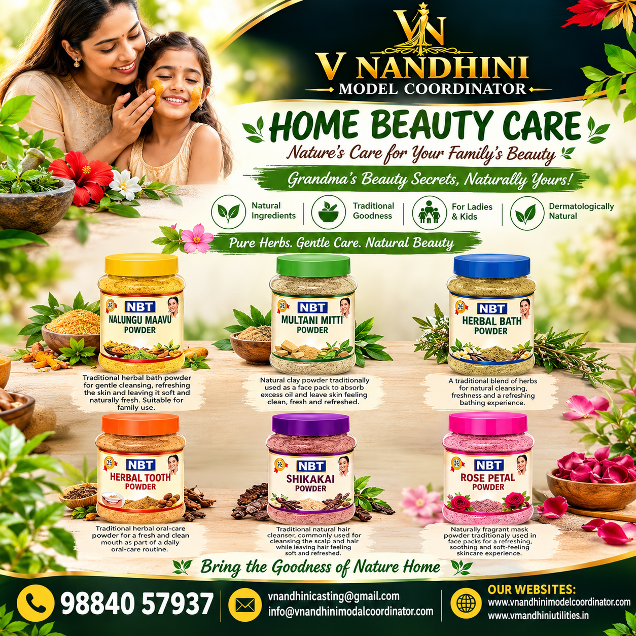 V Nandhini Model Coordinator Teenage Girls Model Recruitment Chennai